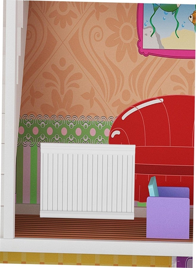 JOINPAYA Miniature Dollhouse Accessories 4Pcs Wainscoting Panels Decorative Wall Trim for Doll House Interior Paneling Compact 3.74X2.16In Mini Home D Cor - Image 5